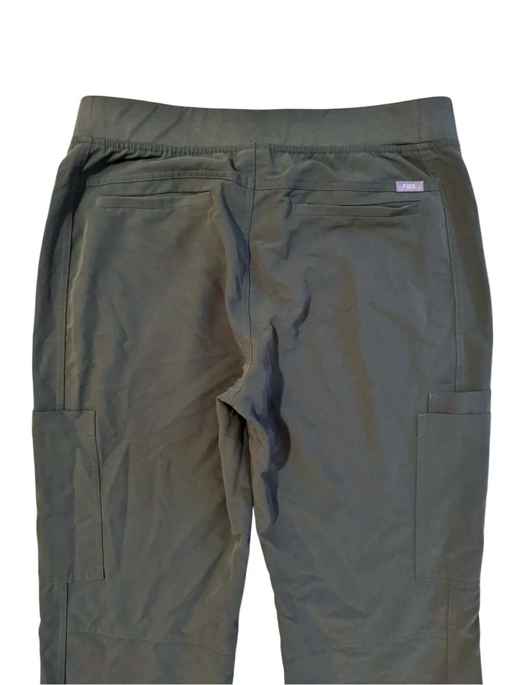 Figs Mens Axim Scrub Pants Size Large Short Moss Green 28” Inseam Straight Leg